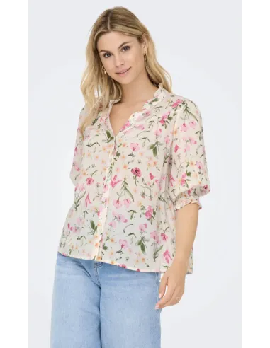 ONLRAYA 3/4 SHIRT WVN NOOS