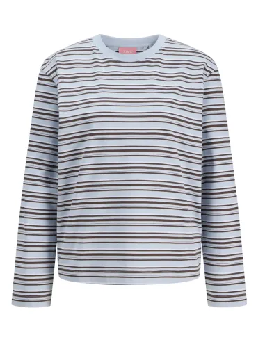 JXSOPHIA BOXY LS STRIPE TEE
