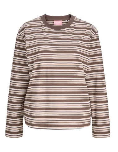 JXSOPHIA BOXY LS STRIPE TEE