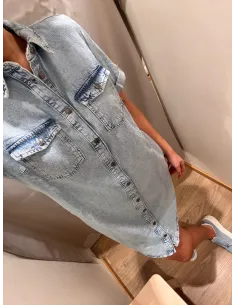 VMJENNIE SS SHORT DENIM DRESS 2