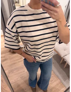 PCGIAN 2/4 BOXY ONECK KNIT 2