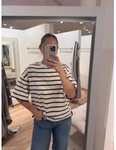 PCGIAN 2/4 BOXY ONECK KNIT