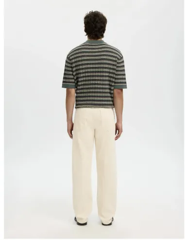 SLH220-LOOSE BEN SUMMER ECRU 611 JEANS