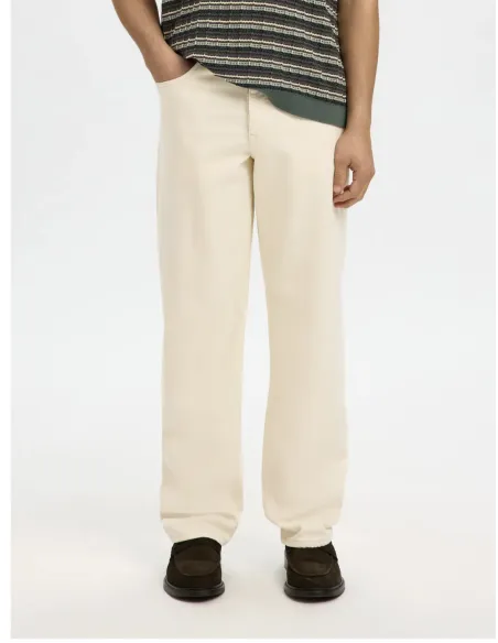 SLH220-LOOSE BEN SUMMER ECRU 611 JEANS