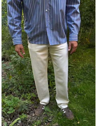 SLH220-LOOSE BEN SUMMER ECRU 611 JEANS