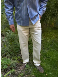 SLH220-LOOSE BEN SUMMER ECRU 611 JEANS