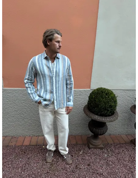 SLH220-LOOSE BEN SUMMER ECRU 611 JEANS