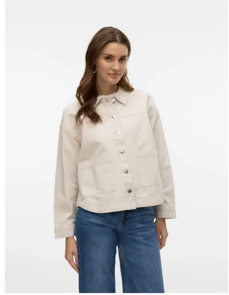 VMJAMIE LS DENIM SHACKET