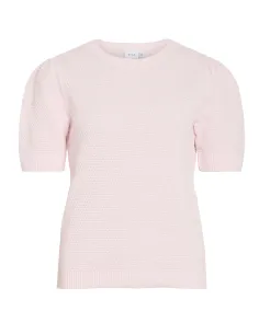 VIDALO O-NECK S/S KNIT TOP/SU - NOOS 2