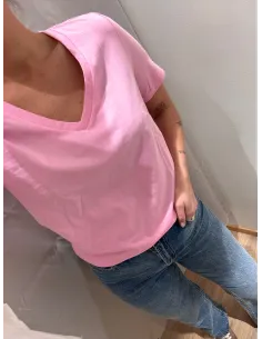 VMPAULINA V-NECK TSHIRT