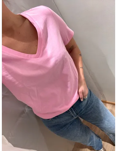 VMPAULINA V-NECK TSHIRT