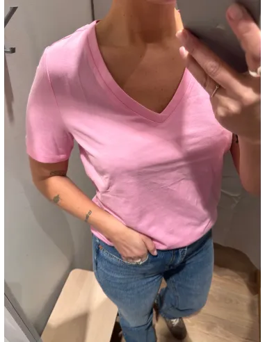 VMPAULINA V-NECK TSHIRT
