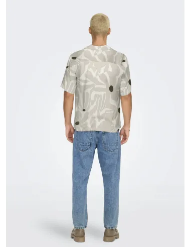 ONSDASH LIFE REG DIG AOP SS RESORT SHIRT