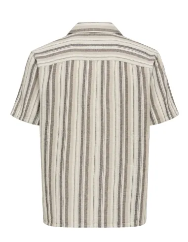 ONSTREV LIFE REG STRUC STRIPE SHIRT