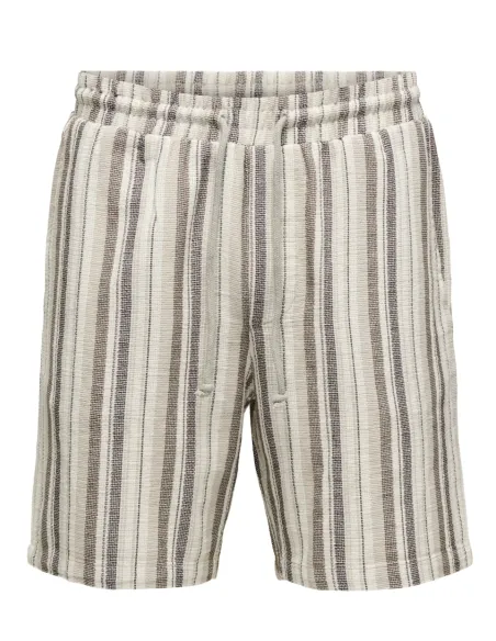 ONSTREV LIFE REG STRU STRIPE SHORTS