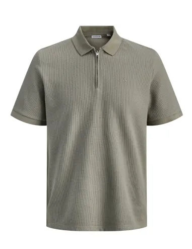 JJEAUSTIN ZIP POLO SS