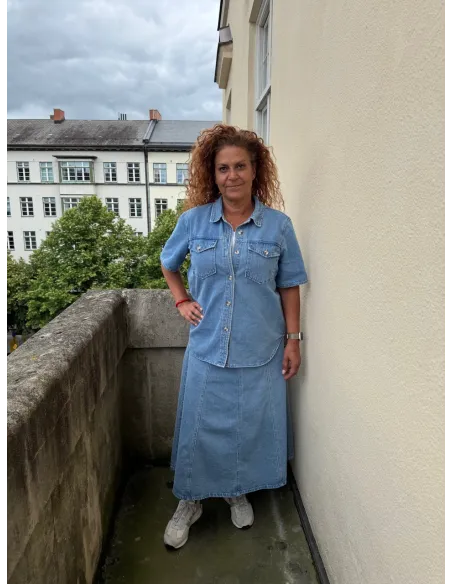 VMSIGGA SS CLR DENIM SHIRT