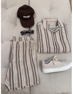 ONSTREV LIFE REG STRUC STRIPE SHIRT