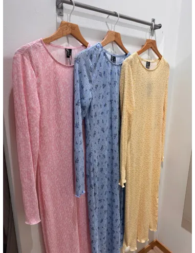 PCFLORA LS MIDI DRESS