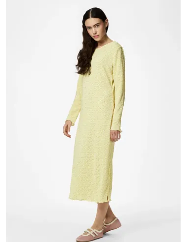 PCFLORA LS MIDI DRESS