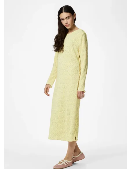 PCFLORA LS MIDI DRESS