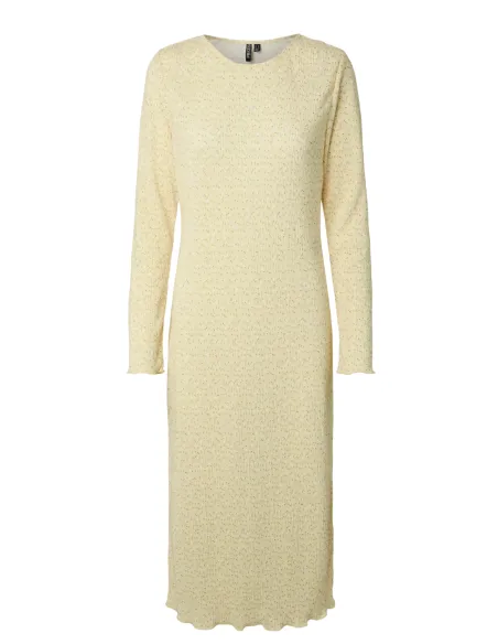 PCFLORA LS MIDI DRESS