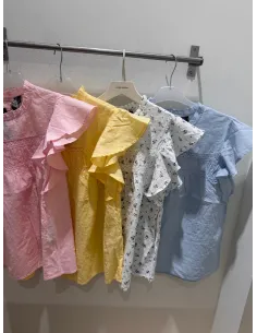 VMTRINE SL LACE TOP WVN NOOS 2