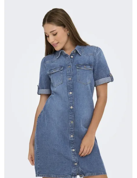 ONLLISA S/S DNM DRESS GUA NOOS