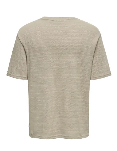 ONSGIVO REG 12 SS CREW KNIT NOOS