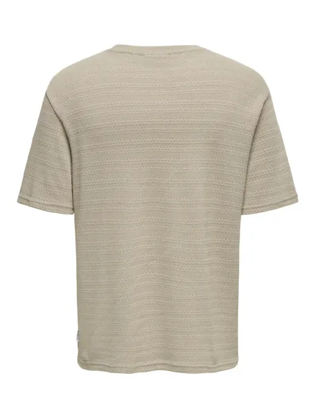 ONSGIVO REG 12 SS CREW KNIT NOOS