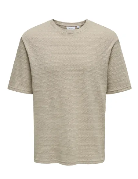 ONSGIVO REG 12 SS CREW KNIT NOOS