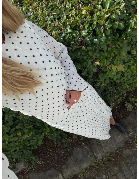 VIEBLA L/S ANKLE DRESS