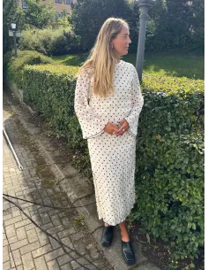 VIEBLA L/S ANKLE DRESS