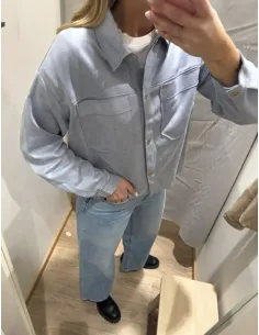 JDYJULLE L/S FAKE SUEDE SHIRT JRS NOOS 2
