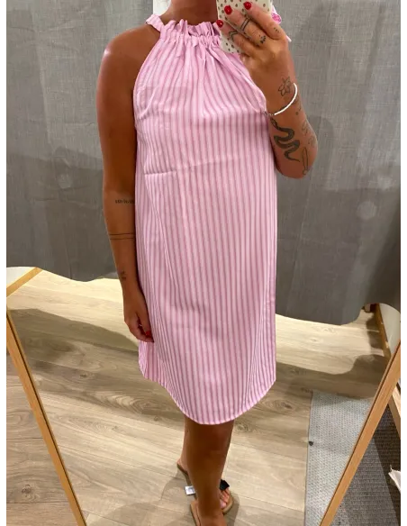 PCMILES SL BOW SHORT DRESS