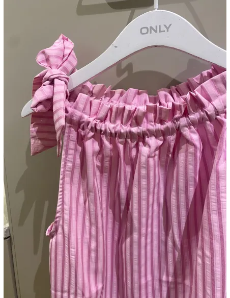 PCMILES SL BOW SHORT DRESS