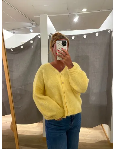 ONLNORDRA LS VNECK CARDI KNT