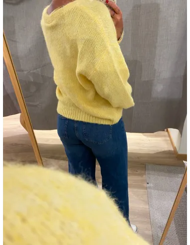 ONLNORDRA LS VNECK CARDI KNT