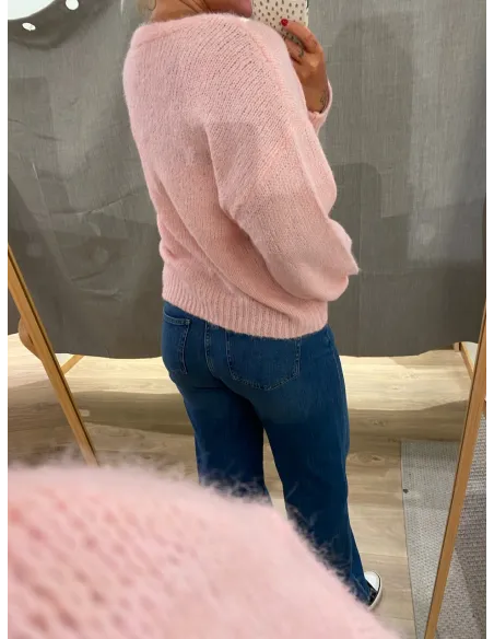 ONLNORDRA LS VNECK CARDI KNT