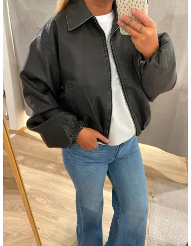 PCGISELLE WASH COATED BOMBER