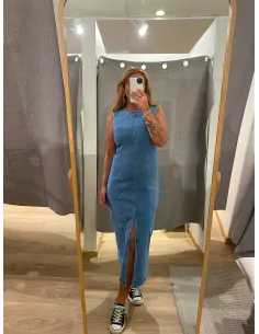 VIWINONA NEW LS LONG DENIM DRESS