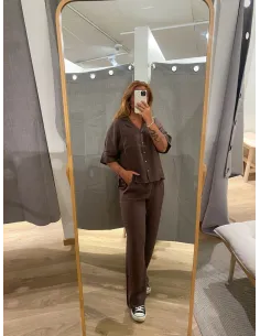 ONLBRUXELLES SS LINEN SHIRT