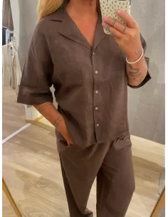 ONLBRUXELLES SS LINEN SHIRT 2