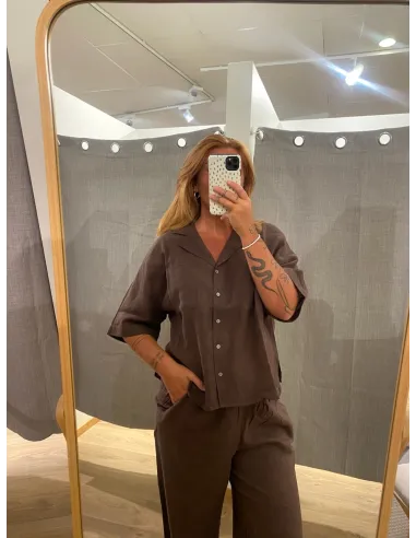 ONLBRUXELLES SS LINEN SHIRT