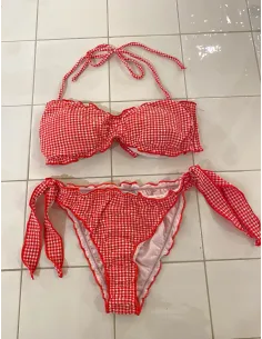 PCKIA FRILL BIKINI TOP