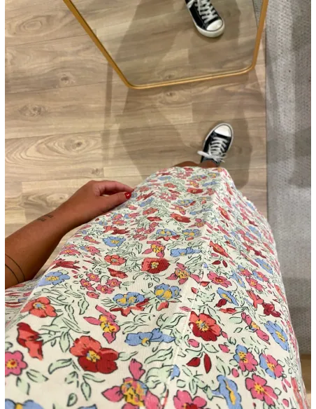 PCSALUME SL SHORT DENIM DRESS