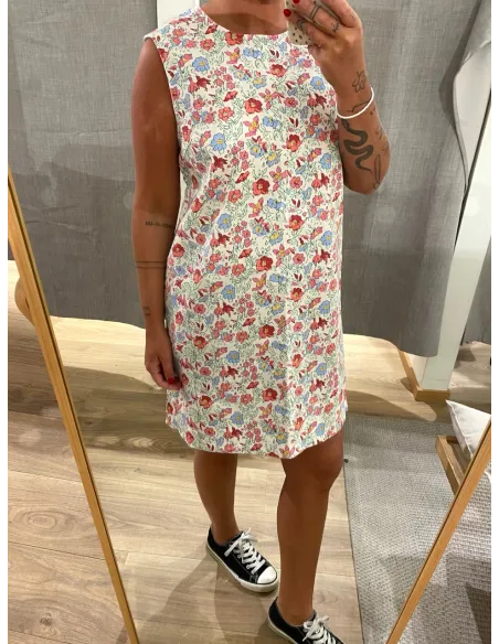 PCSALUME SL SHORT DENIM DRESS