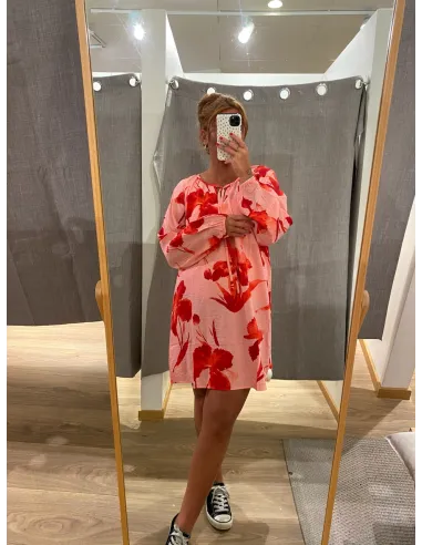 ONLHYACI L/S STRING SHORT DRESS