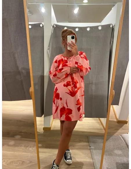 ONLHYACI L/S STRING SHORT DRESS