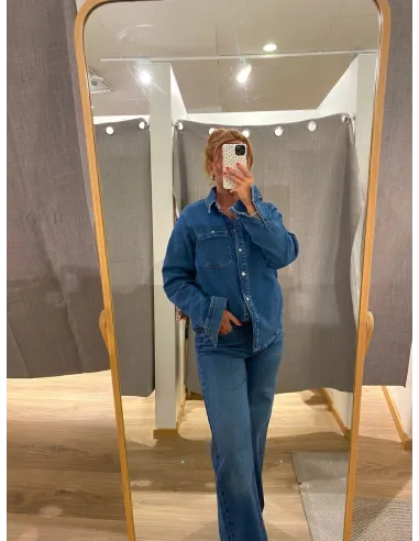 PCSILKE LS SHIRT DNM